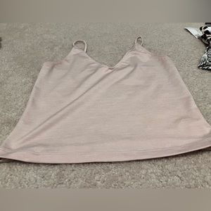 Pale pink crop top